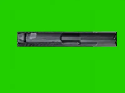 P99 Pistol Gun PSX PS1 Low-poly 3D model