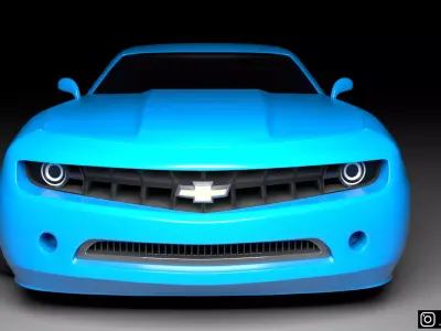 3D Car Model - Camaro Chevrolet Free 3D model