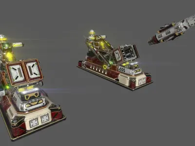 SX Imperial Cruise Missile Laucher 3D model