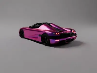 Koenigsegg CCX Free low-poly 3D model
