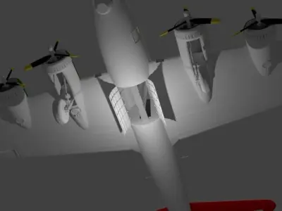 B-17 Flying Fortress Free 3D model