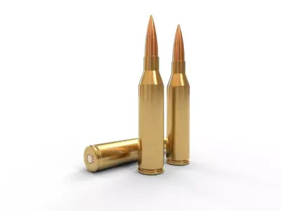 300 Norma Magnum Ammo Low-poly 3D model