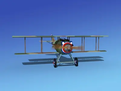 SPAD VII 3D model