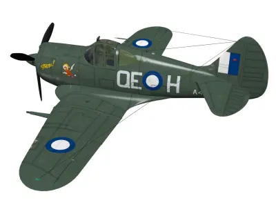 CAC CA-13 Boomerang 3D model