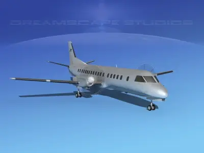 SAAB SF2000 Swedish Air Force 3D model