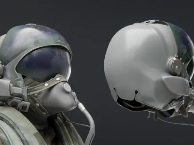 FLIGHT SUIT Fighter Pilot 3D model