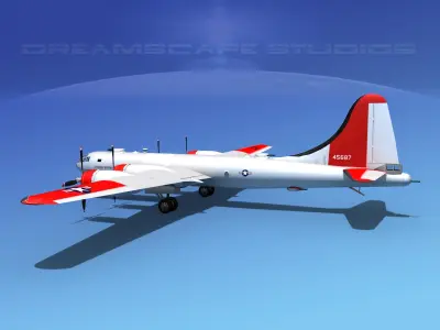 Boeing B-29 Superfortress Rescue 3D model