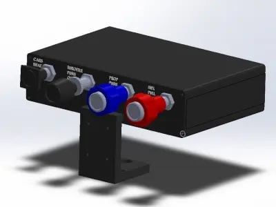 Cessna throttle style with carb heat 3D print model