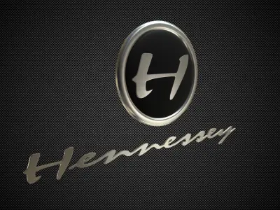hennessey logo 3D model