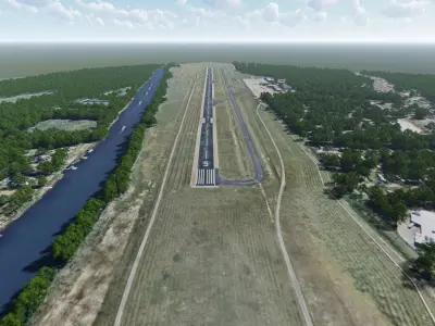 Grand Strand Airport South Carolina 3D model