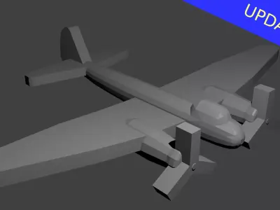 German Junkers Ju-88 Medium Bomber Aircraft Free 3D print model