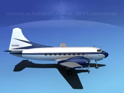 Martin 202 Executive 6 3D model