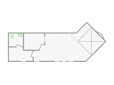 Commercial Interior Sketch - 501-1000 SF - Xactimate 3D model