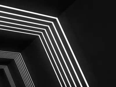 Low Poly Sci Fi Tunnel 3D model
