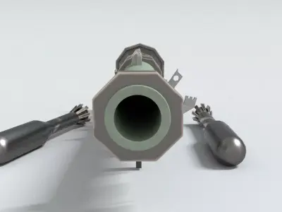 laos Anti-Tank Weapon Low-poly 3D model