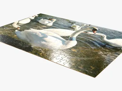 280-piece jigsaw puzzle 3D model