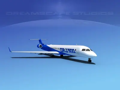 Bombardier CRJ900 Bombardier 3D model