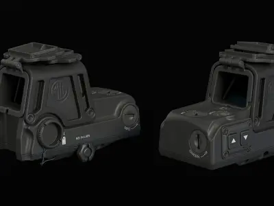 SIG Sauer ROMEO9T Red Dot Low-poly 3D model