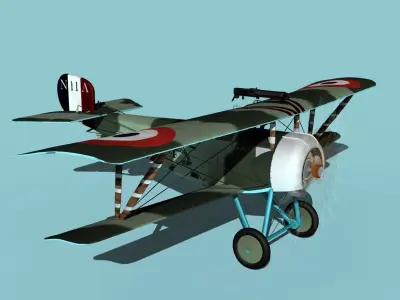 Nieuport 11 VHP V07 3D model