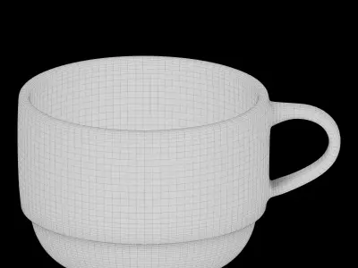 Free cappuccino cup Free 3D model