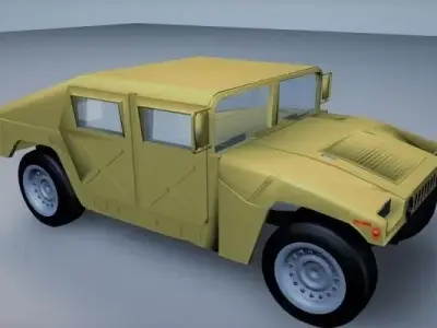 Hummer car 3D model