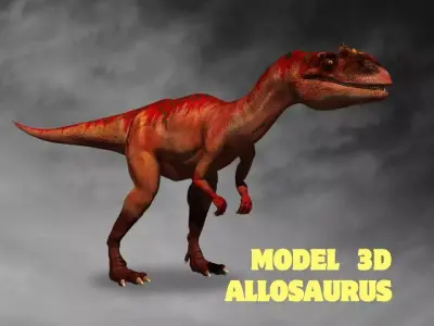 Allosaurus 3D model