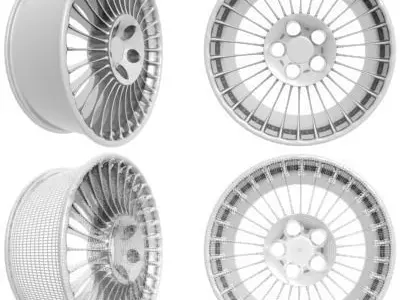 Wheel Rim 3D model 16