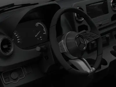 Mercedes Benz Sprinter L2H2 FWD HQ Interior 2025 3D model