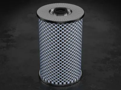 Car Filter Type I 3D model