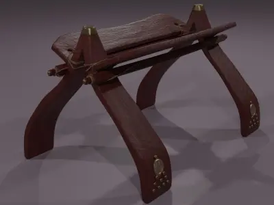 Egyptian stool Free 3D model