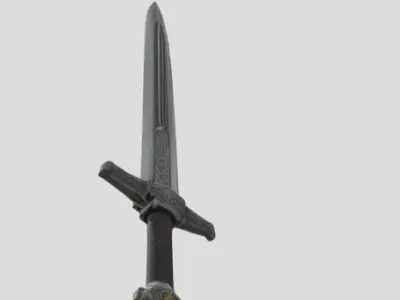 Medieval Ancient Sword 3D model