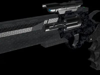 KF3 Combat NANO Pistol 3D model