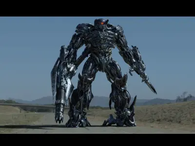 Rigged Transformers Shockwave 3d model 3D model