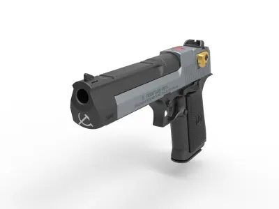 Desert Eagle of Ivan Checkov from Boondock Saints 1999 3D model