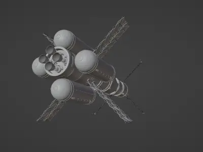 Artemis collection - realistic 3D model of a spaceship 3D model