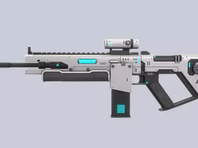Scifi weapon collection 3D Model Pack