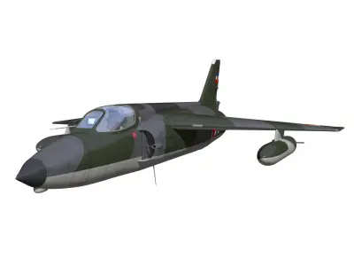 Folland gnat F1 3D model