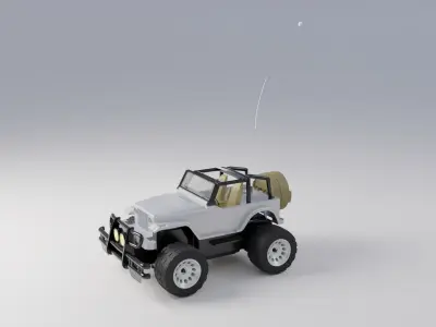 Jeep Car Toy Remote Control Free 3D model