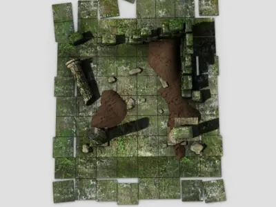 Ancient ruins 3D model