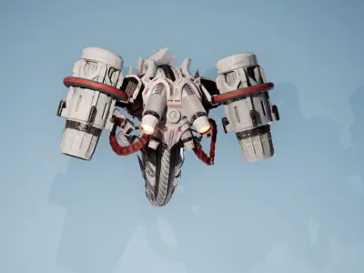 SciFi Beast02 Wasp Low-poly 3D model