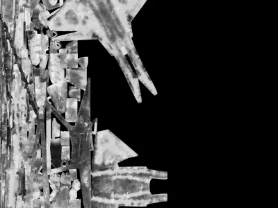 Multirole Fighter Jet Toy Low-poly 3D model