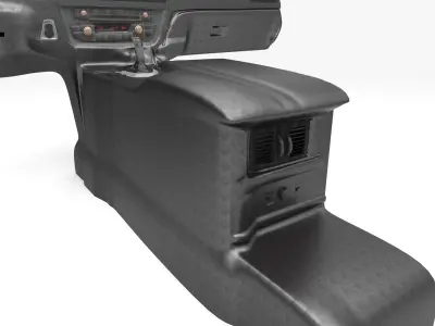 3 Series M Sport Dashboard Armrest Basic Model 3D model
