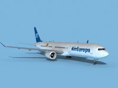 Boeing 767-400 Air Europa 3D model