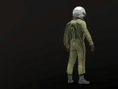 FLIGHT SUIT High altitude Pilot 3D model