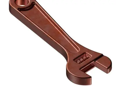 Kids Wrench Toy 3D model