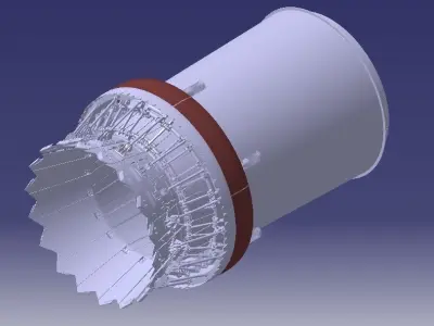 GTRE KAVERI JET ENGINE 3D model
