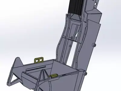 AcesII Ejection seat 3D model