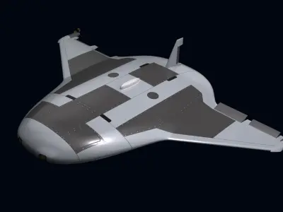 Manta Ray UUV 3D model