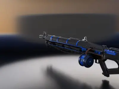 ThunderLord-HeavyGun Low-poly 3D model