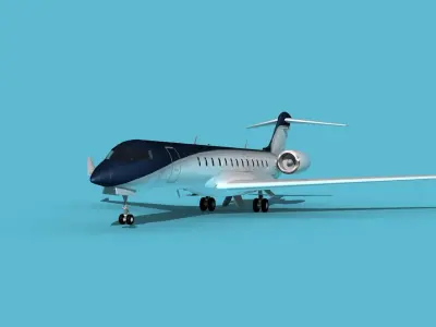 Bombardier Global 7000 V07 3D model
